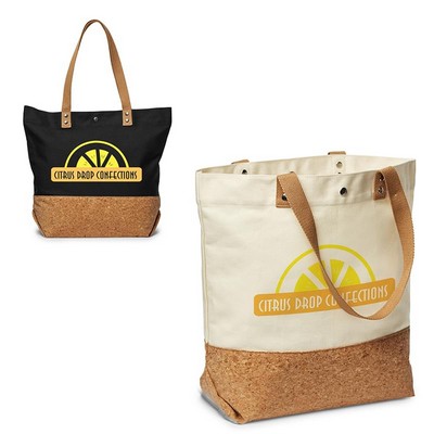 12 oz. Canvas/Cork Shopper Tote