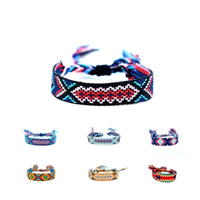 Bohemia Style Woven Embroidery Bracelet