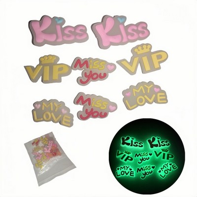 Custom High Quality Shoe Charms Glow In The Dark/ CUSTOM SHAPE