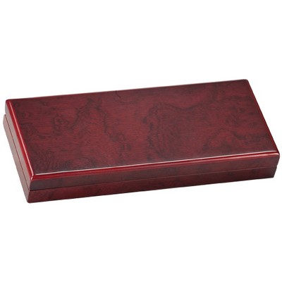 8 3/4" x 3 3/4" Rosewood Finish Gift Box