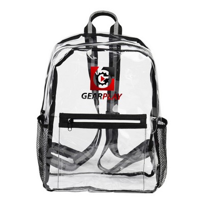 Eco-Friendly Waterproof Clear drawstring Backpack