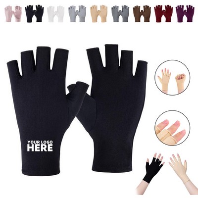 Skin Care Protect Hand Fingerless Glove