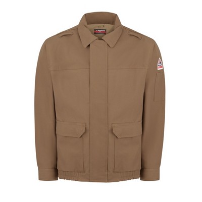 Bulwark® Brown Duck Lined Bomber Jacket - Brown Duck