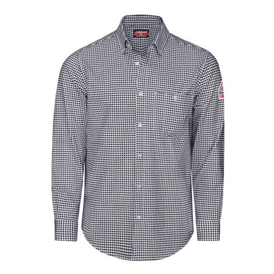 Bulwark™ Men's Flex Knit Button Down Shirt - Charcoal Gray