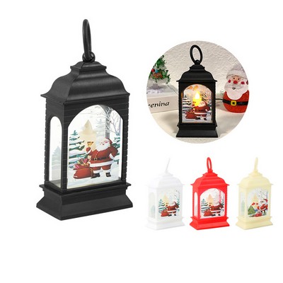 Christmas Decorations With Illuminated Lanterns