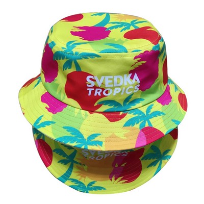 Fully Bleed Printed Reversible Bucket Hats