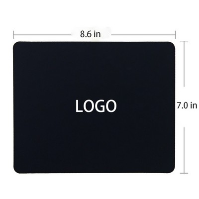 Computer Mouse Pad w/Rubber Bottom