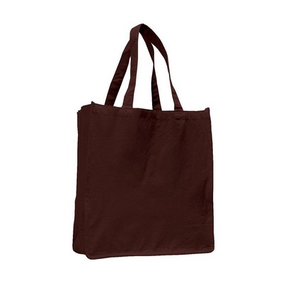 Canvas Jumbo Shopper Gusset Bag