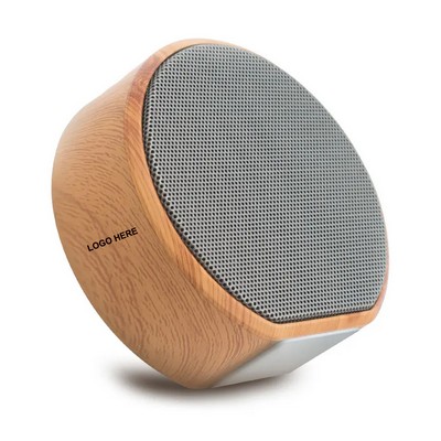 Wood Grain Wireless Speaker