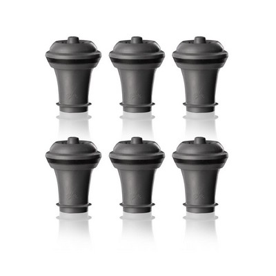 Vacu Vin Wine Stoppers Set of 6 - Grey