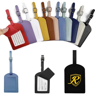 PU Leather Luggage Tags