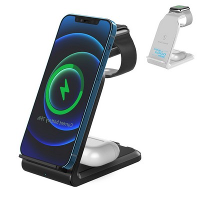 3 in 1 Wireless Fast Charger Station