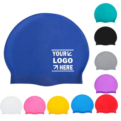 Promotional Unisex Non-Slip Silicone Swim Cap