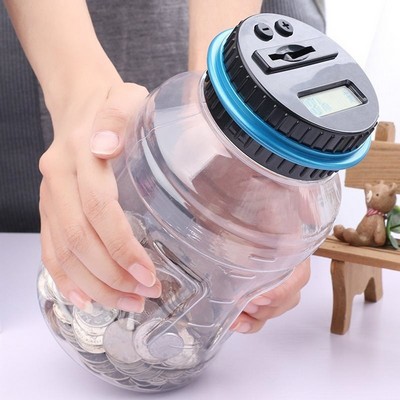 Secure Savings: Money Jar Piggy Bank With Lock for Kids