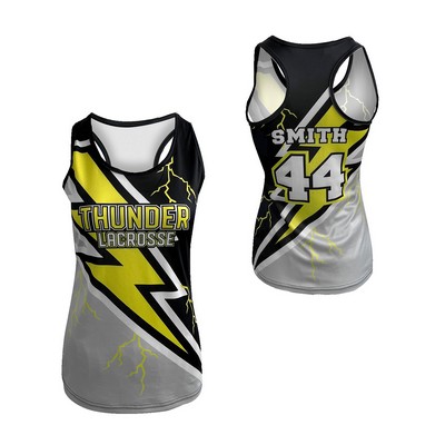 Women's Pinhole Mesh Lacrosse Tank Top Jersey