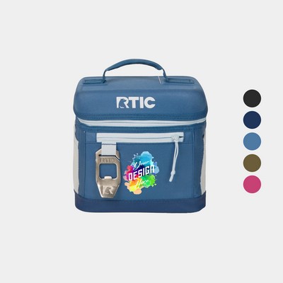 6-Can RTIC® Soft Pack Insulated Cooler Bag w/ Bottle Opener 8.5" x 7.5"