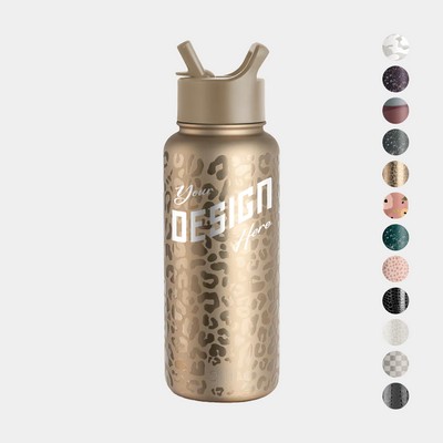 32 oz Simple Modern® Stainless Steel Insulated Summit Water Bottle w/ Straw Lid