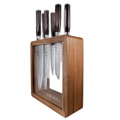 Cuisinepro Damishiro Emperor Mokuzai 7 Piece Knife Block Set