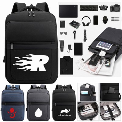 Trek Backpack With Usb/Custom Logo