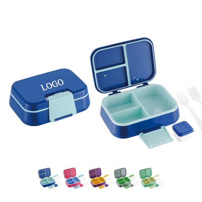 Large Capacity Bento Box With Utensils For Adults And Children