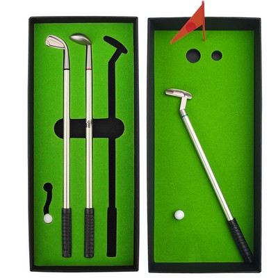 Premium Office Gift for Men Ballpoint Golf Pen Set