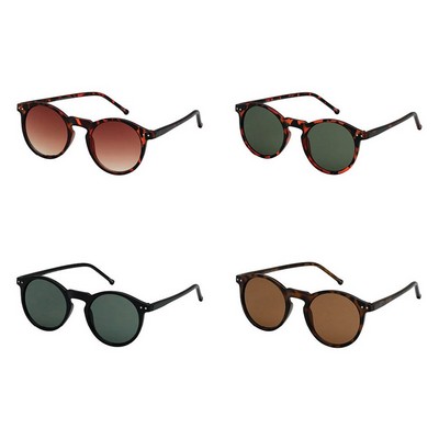 Heritage Round Keyhole Unisex Sunglasses