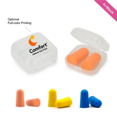 ANSI Certificated Ear Plugs in Clear Case (NNR:32dB)