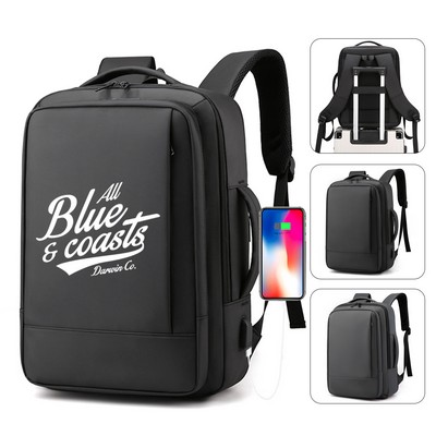 Expandable 15.6 Inch Men's Laptop Backpack