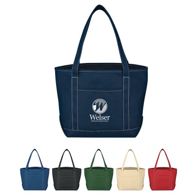 Medium Cotton Canvas Yacht Tote Bag