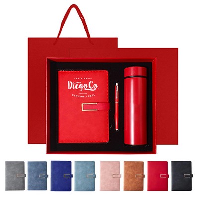 Gift Set with Bottle Notebook Pen