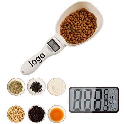 Multi-Function Pet Food Measuring Digital Spoon Scale