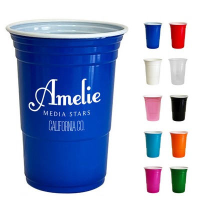 16oz Disposable Plastic Cup