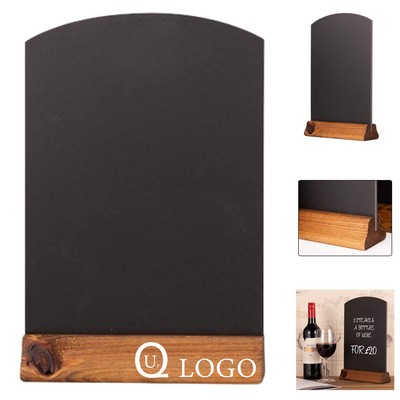 12.2 X 8.26 X 1.57 Inch Wood Base Message Chalkboard