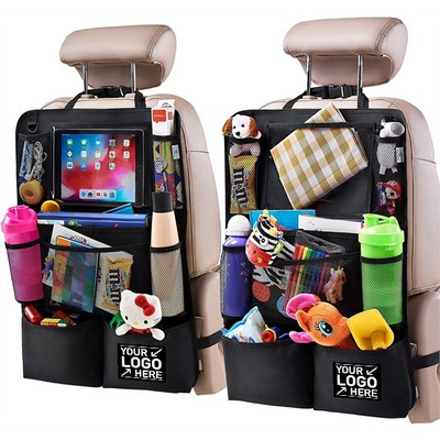 Multi-Pocket Backseat Car Organizer for Kids and Travel