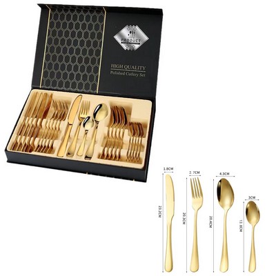 24-Piece Western Tableware Set