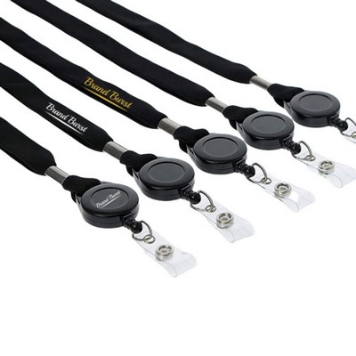 Comfort Black Breakaway Lanyard