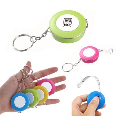 Retractable Measuring Tape Keychain