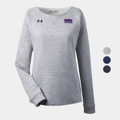 Under Armour Ladies' Hustle Fleece Crewneck Sweatshirt