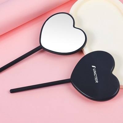 Heart Shaped Handle Mirror