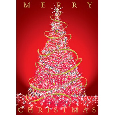 Glimmering Tree Greeting Card