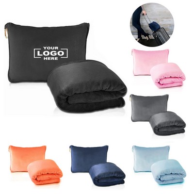 Convertible Travel Blanket Pillow Combo