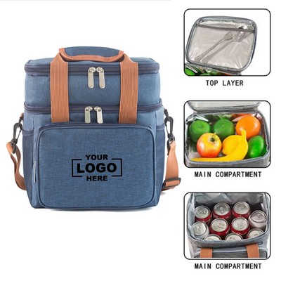 Large Expandable Thermal Lunch Tote Bag