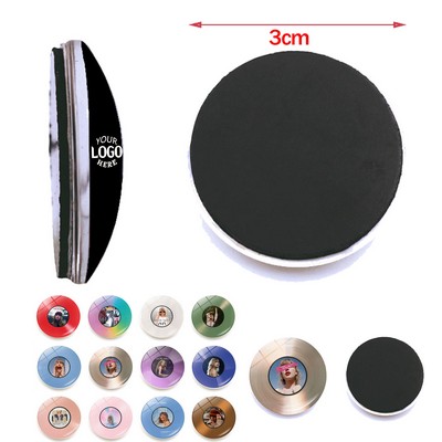 1.18" Glass Magnetic Round Fridge Stickers