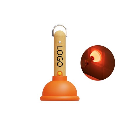 Warm Atmosphere Light Usb Rechargeable Plunger Night Light