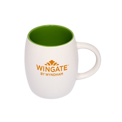 Prime Line 14oz Morning Show Ceramic Barrel Mug