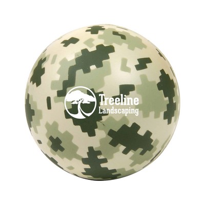 Prime Line Digi Camo Round Stress Ball