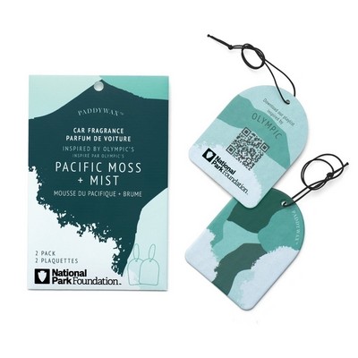 Parks Olympic Car Fragrance, 2 Pack - Pacific Moss + Mist