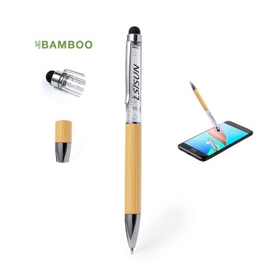 Eco-Crystal Stylus Touch Ball Pen