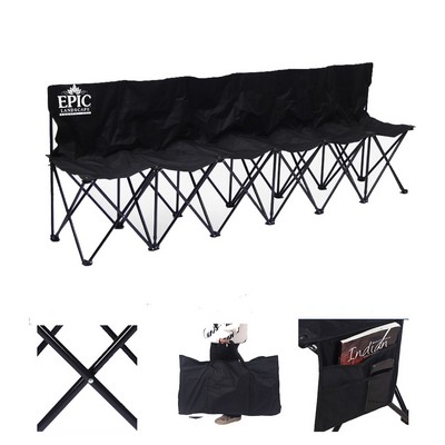 Six-person Foodtball Folding Chairs