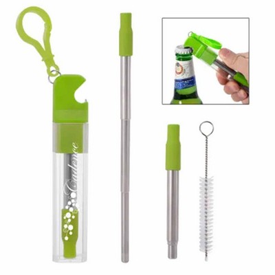 ABS Straw Kit with Bottle Opener